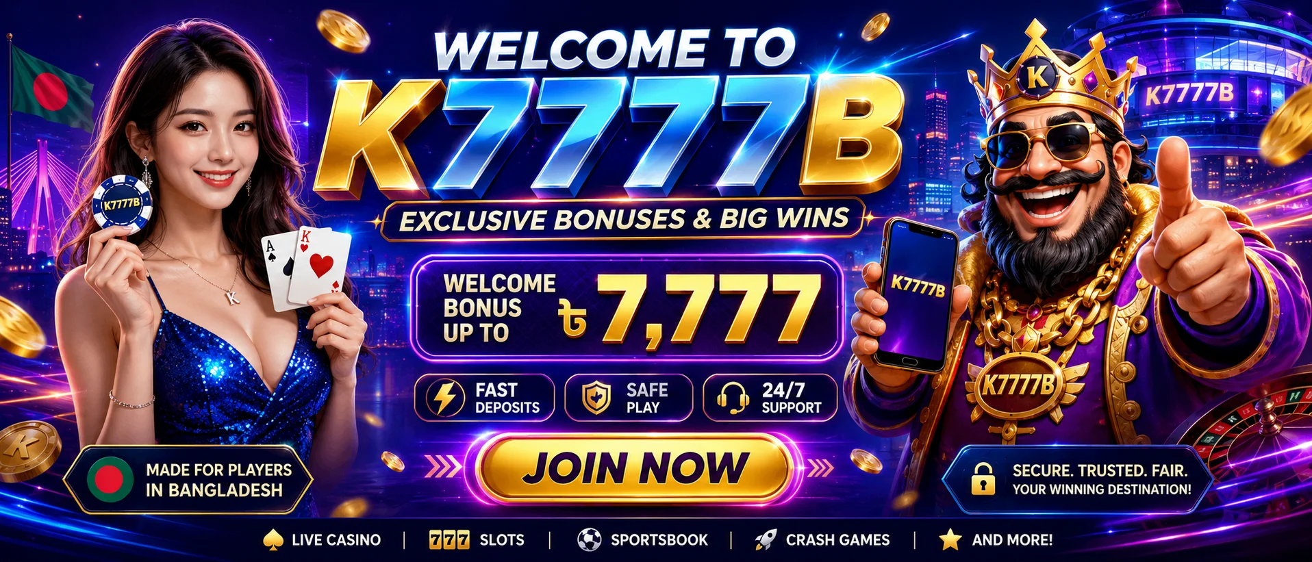 Elegant Bangladeshi woman at luxury online casino lounge with laptop and chips